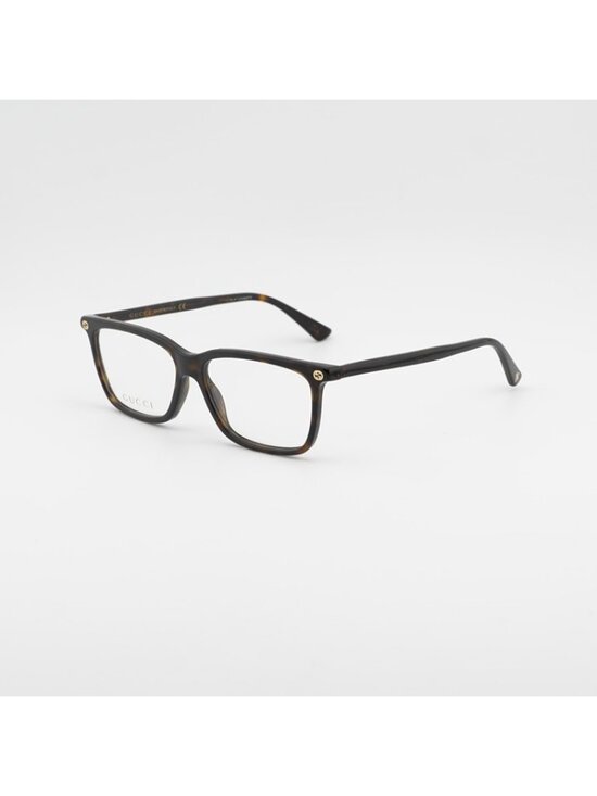 Gucci GG0094O 002 Eyeglasses Havana 52mm Rectangle Frame main image 4